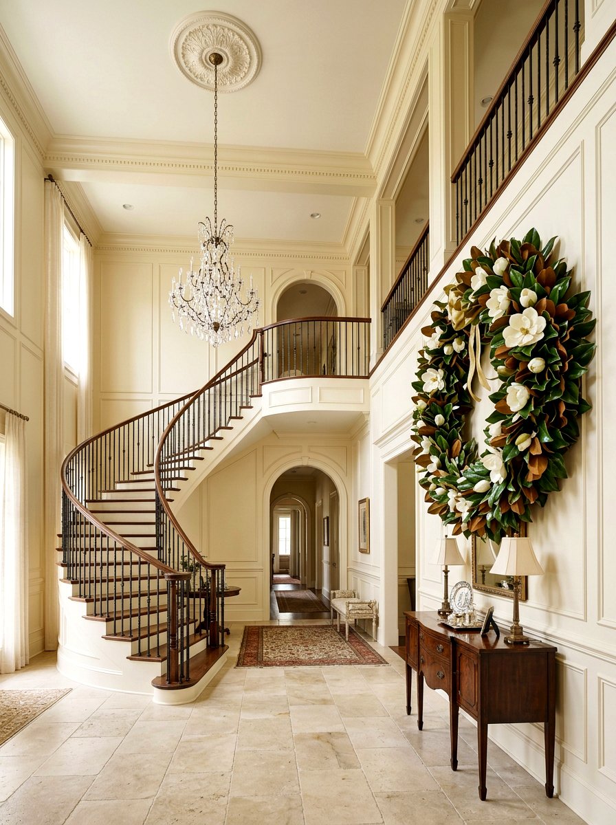 Large Magnolia Wreath - 25 Spring Magnolia Wreath Ideas