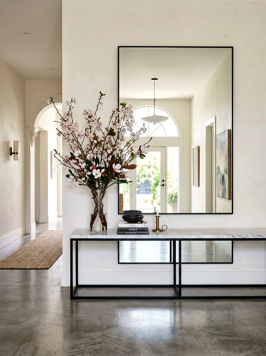 Large Rectangular Entryway Mirror - 25 Spring Entryway Mirror Ideas