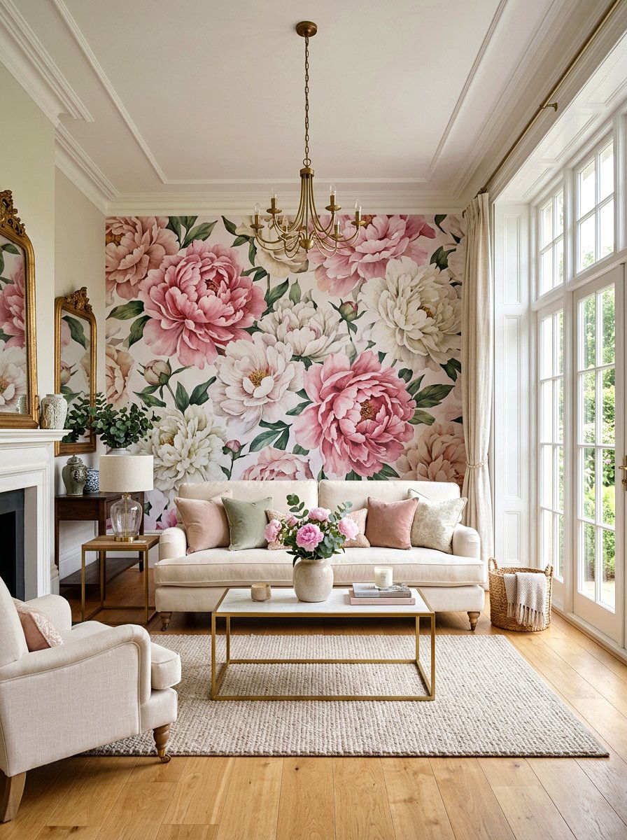 25 Gorgeous Spring Floral Wallpaper Ideas for Every Room