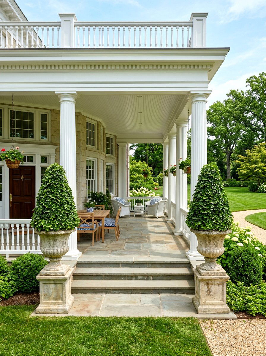 Large Scale Porch Ivy - 25 Spring Ivy Topiary Ideas