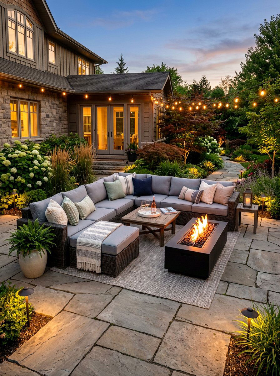 Large outdoor sectional cushion - 25 Spring Outdoor Cushion Ideas