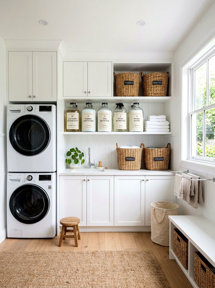 Laundry Room Label - 25 Spring Sticker Decor Ideas