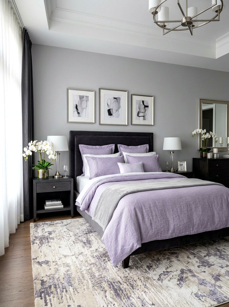Lavender Bedding Set - 25 Spring Bedding Ideas
