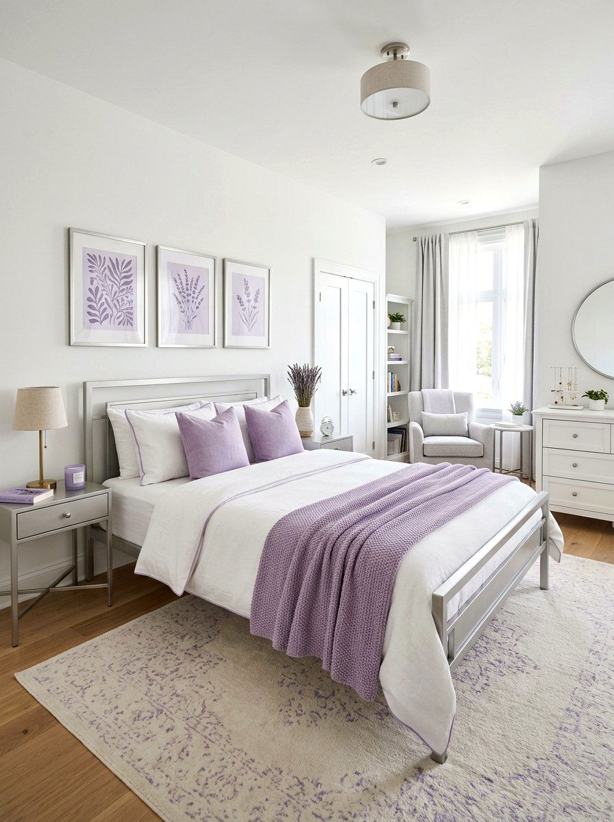Lavender Bedroom Accents - 25 Spring Girl Room Decor Ideas