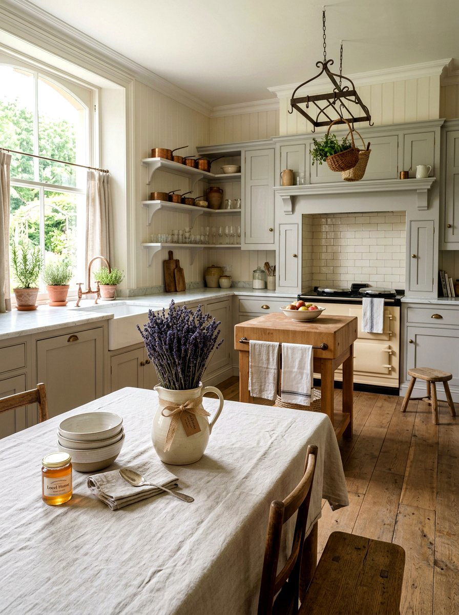 Lavender Bundle Centerpiece - 25 Spring Kitchen Table Centerpiece Ideas