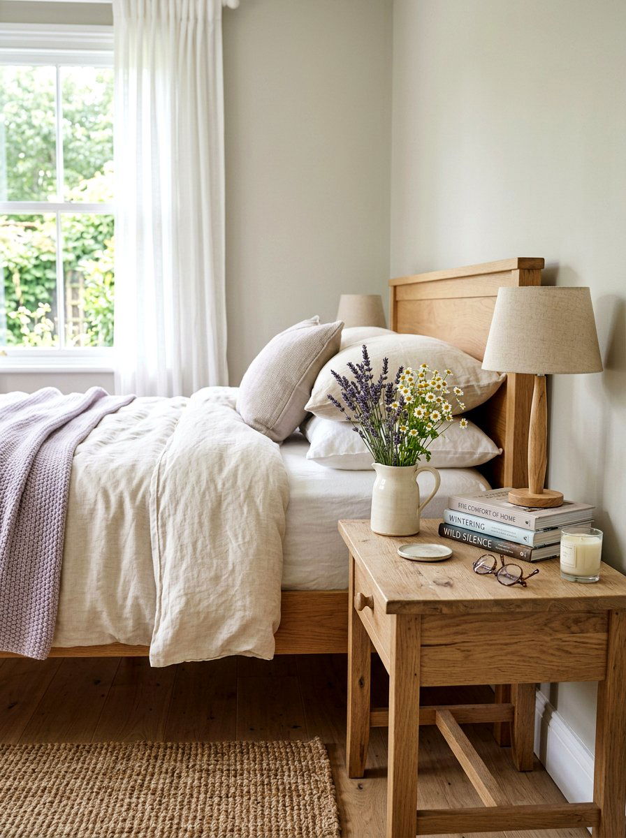 Lavender Chamomile Display - 25 Spring Wildflower Centerpiece Ideas