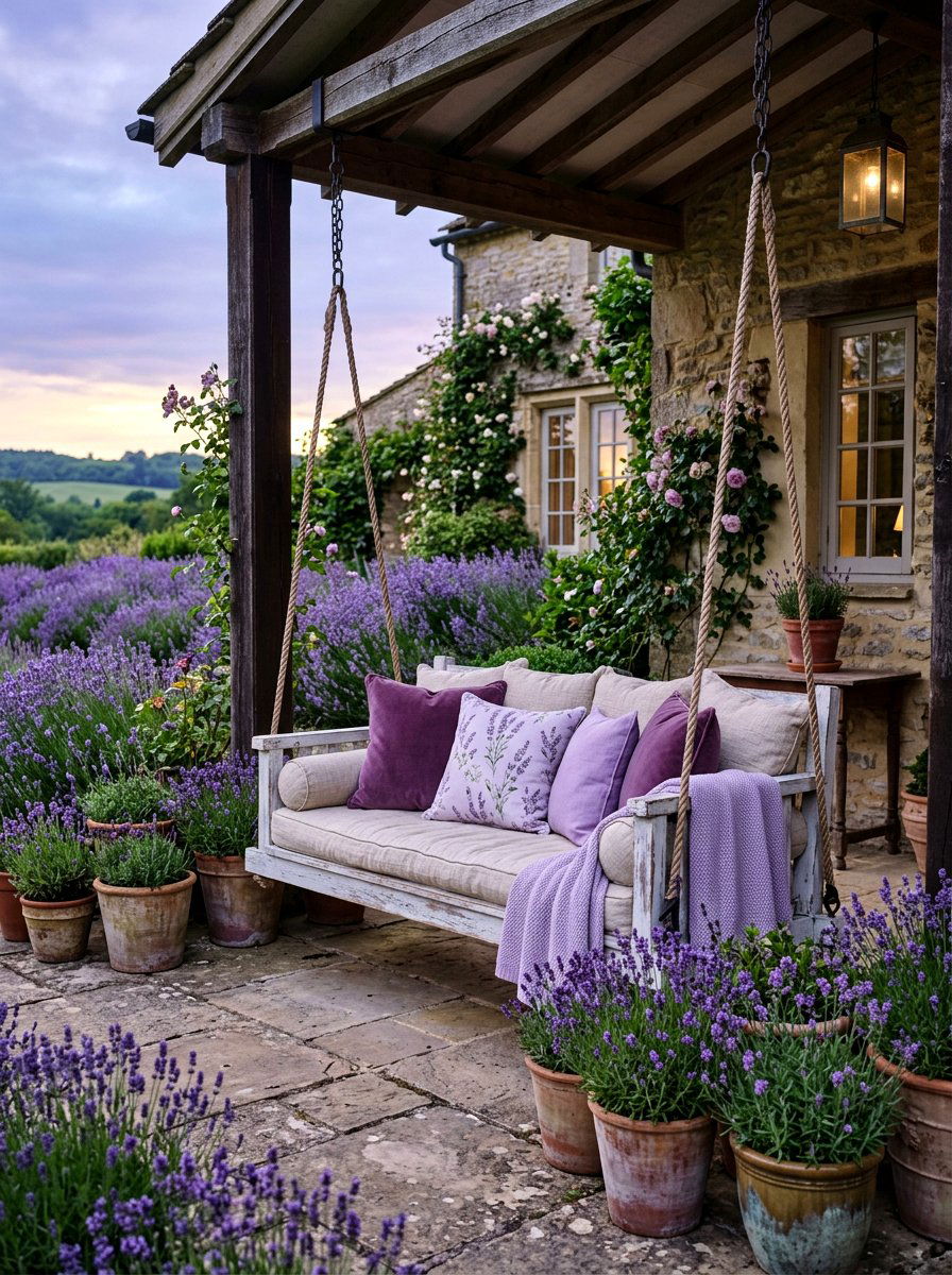 25 Cozy Spring Porch Swing Decor Ideas for Ultimate Relaxing