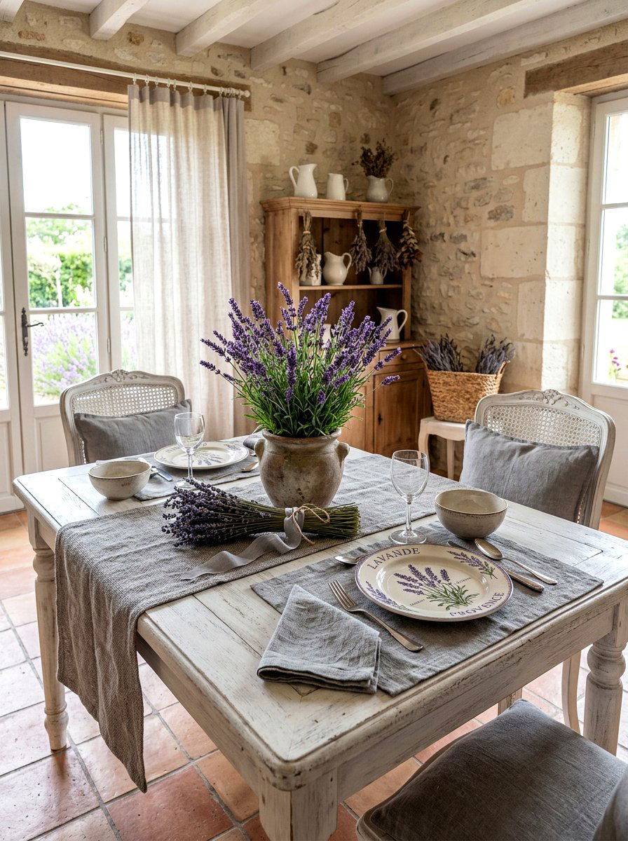 Lavender Herb Decor - 25 Spring Tablescape Ideas