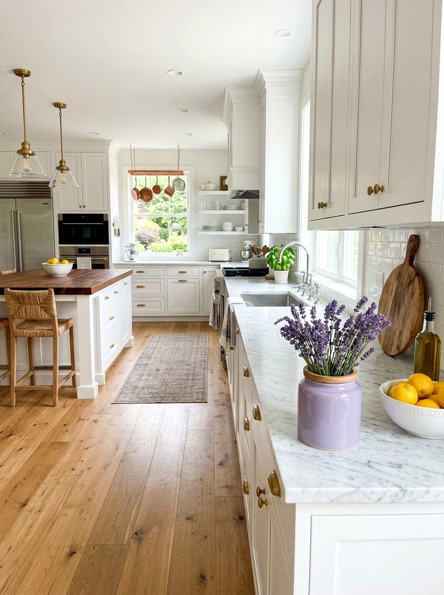 Lavender Kitchen Jar - 25 Spring Dried Lavender Decor Ideas