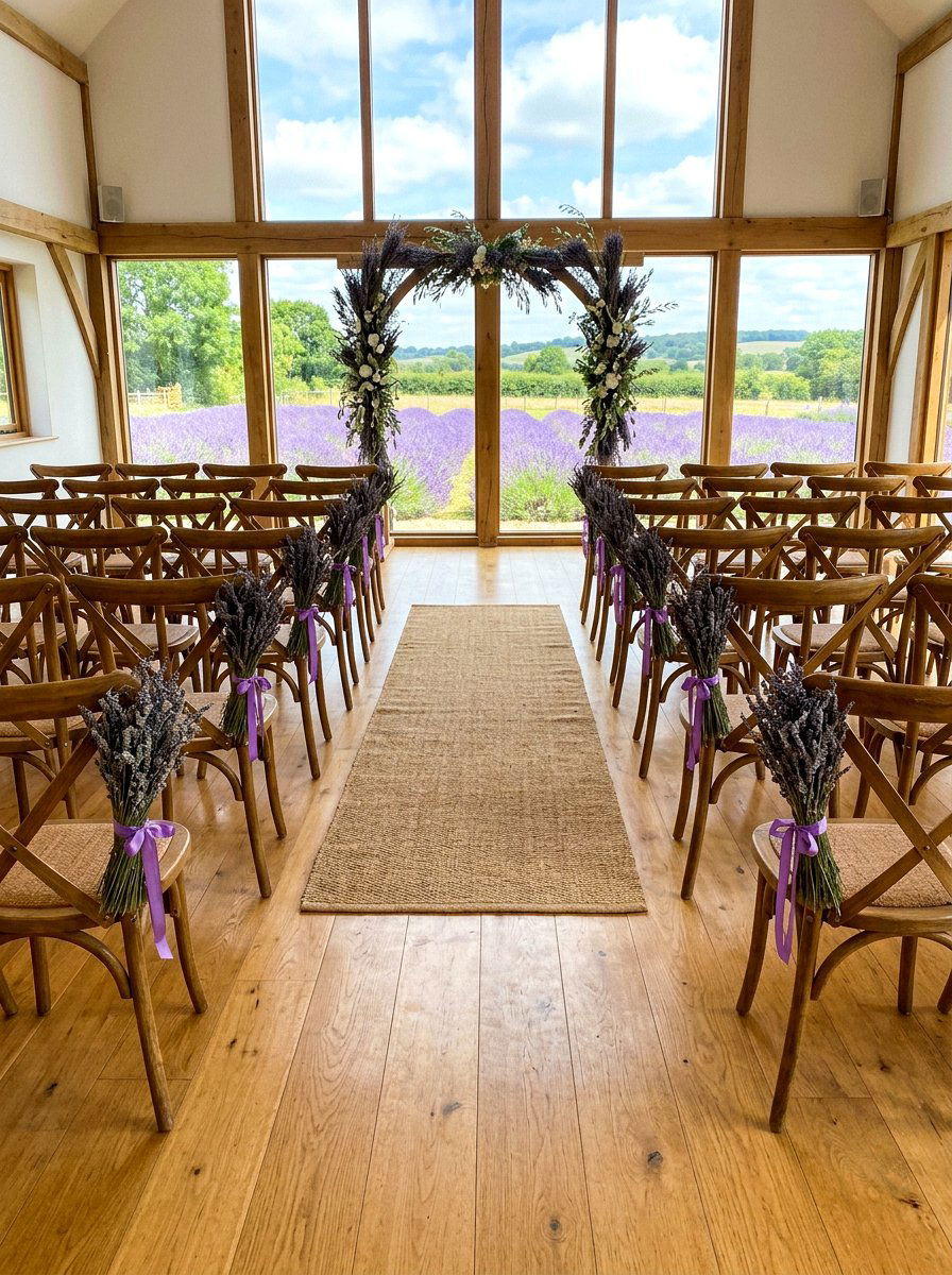 Lavender Scented Decor - 25 Spring Wedding Flower Ideas