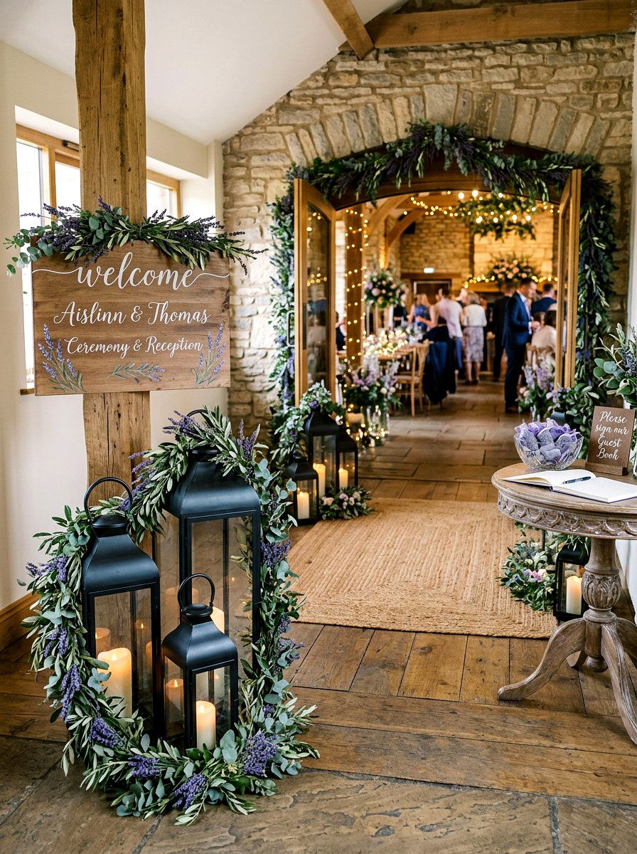 Lavender Scented Decor - 25 Spring Wedding Garland Ideas