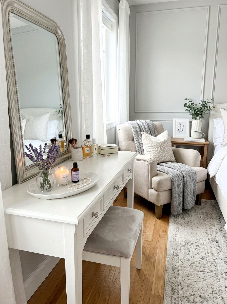 Lavender Scented Tray - 25 Spring Vanity Tray Ideas