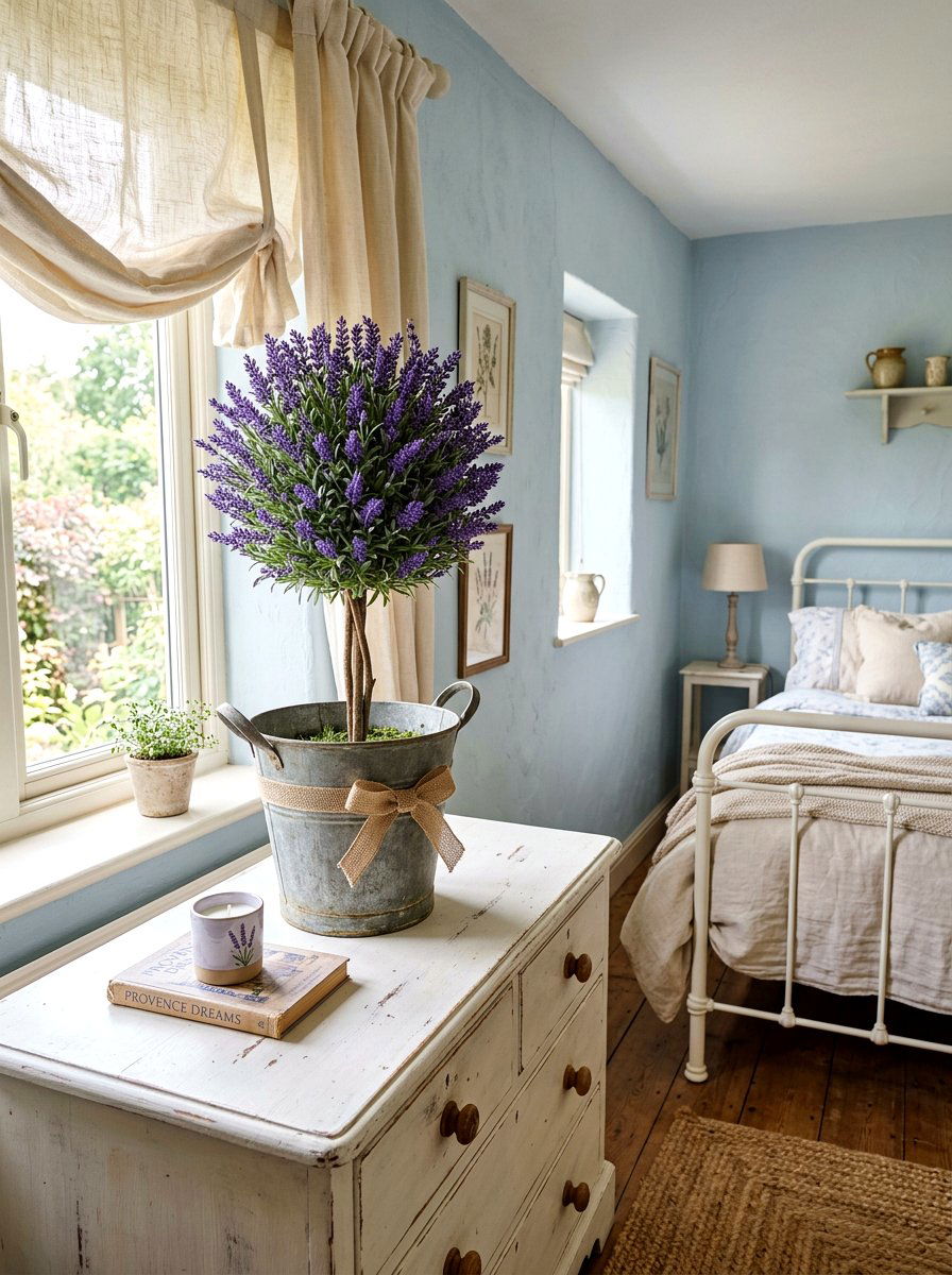 Lavender Topiary - 25 Spring DIY Topiary Ideas