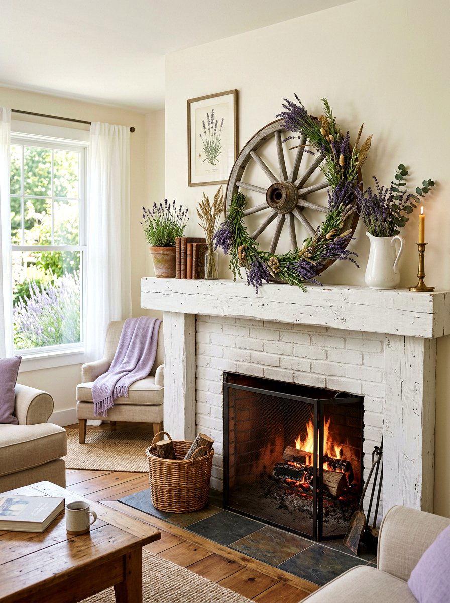 25 Beautiful Spring Wagon Wheel Wreath Ideas for Doors