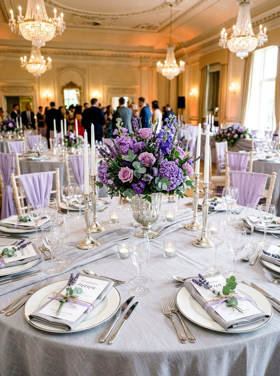Lavender Wedding Color Palette - 25 Spring Wedding Decor Ideas