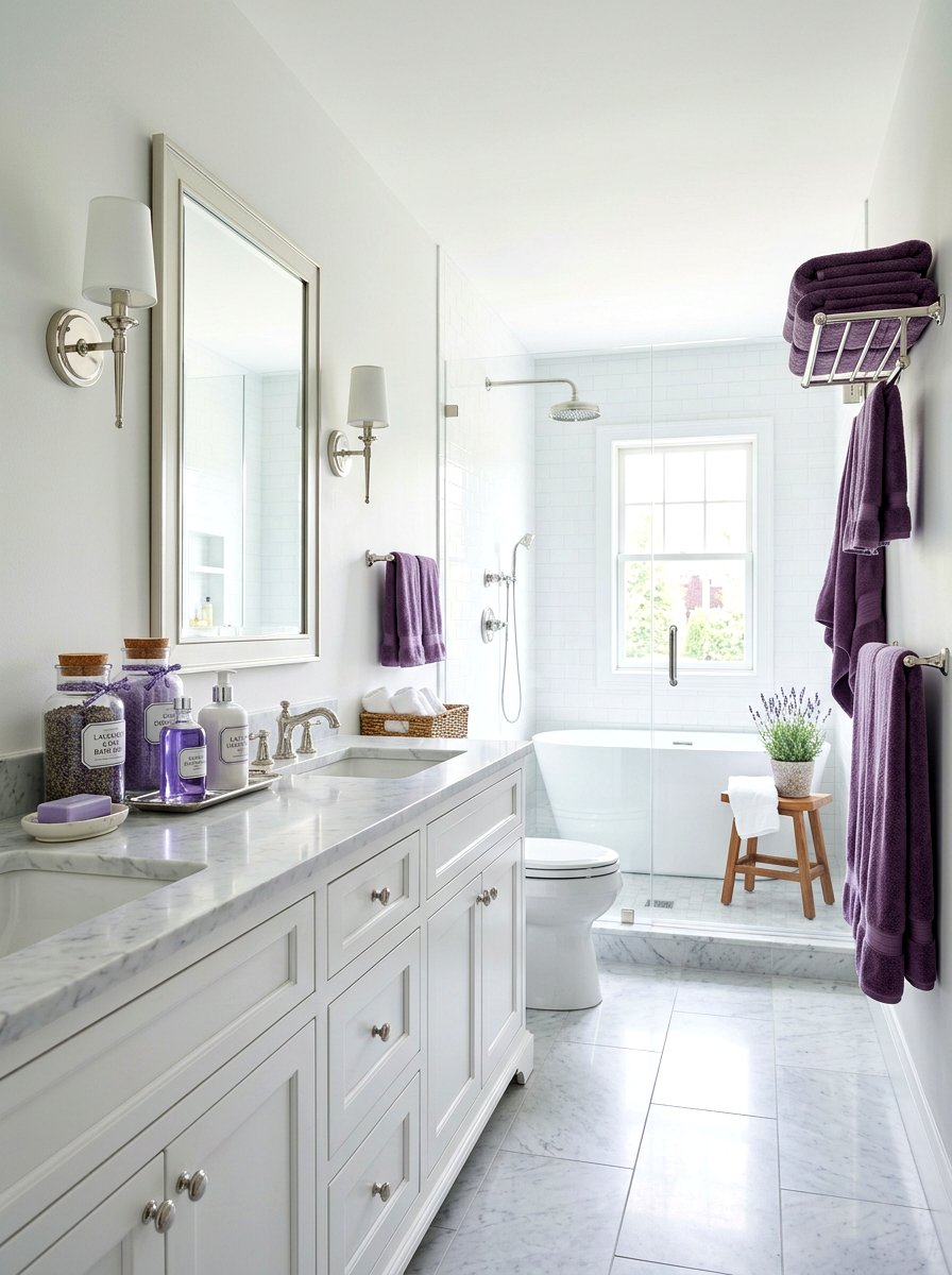 Lavender apothecary jar - 25 Spring Apothecary Jar Decor Ideas