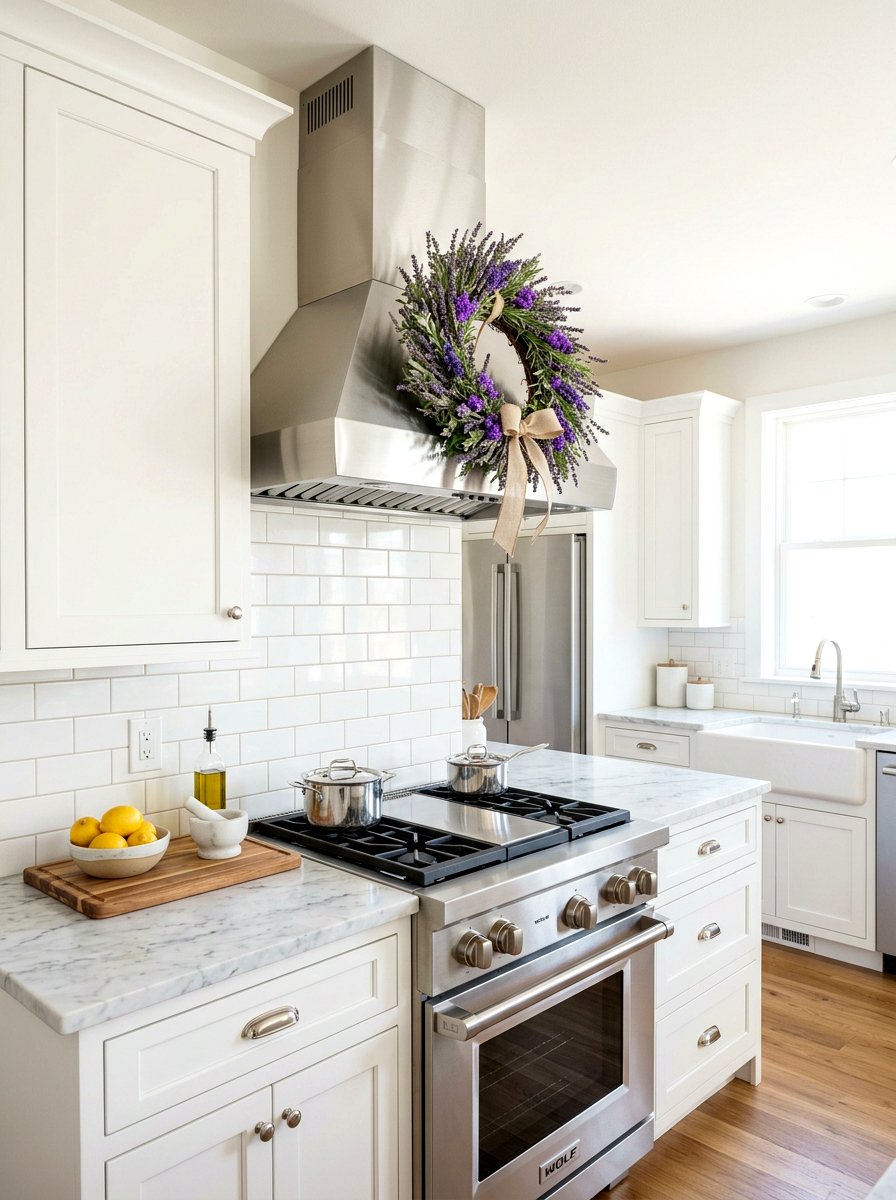 Lavender wreath for kitchen - 25 Spring Lavender Wreath Ideas