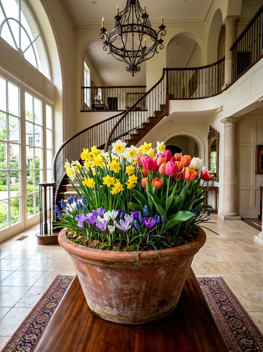 Layered Bulb Planting Indoor - 25 Spring Bulb Forcing Ideas