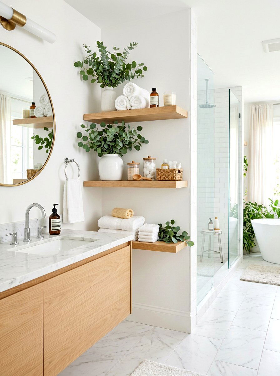 Layered Kitchen Shelf Spring Accessories - 25 Spring Open Kitchen Shelf Ideas