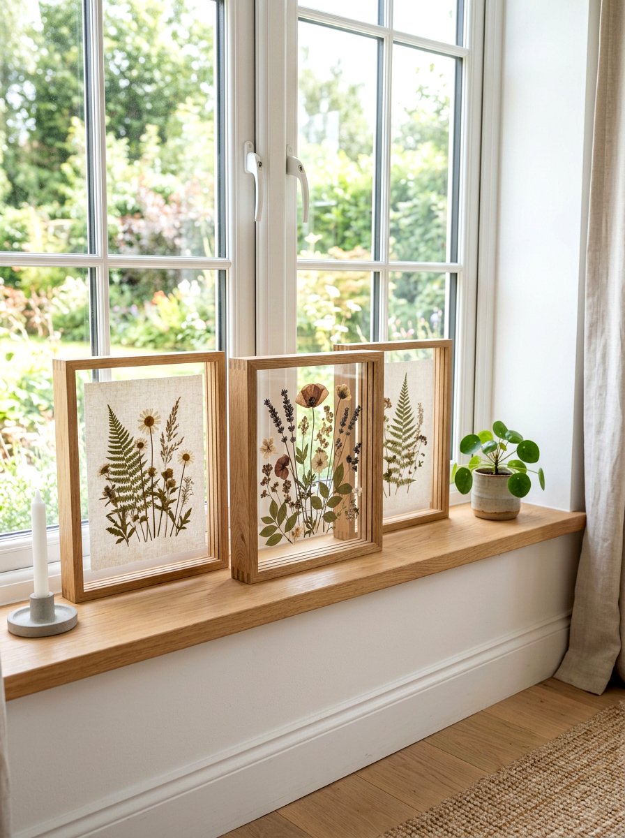 Layered Picture Frame - 25 Spring Window Ledge Decor Ideas