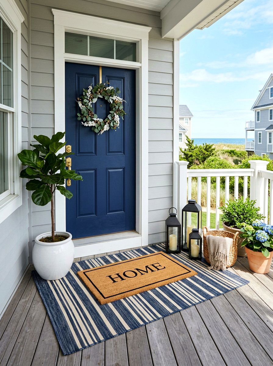 Layered Porch Rug