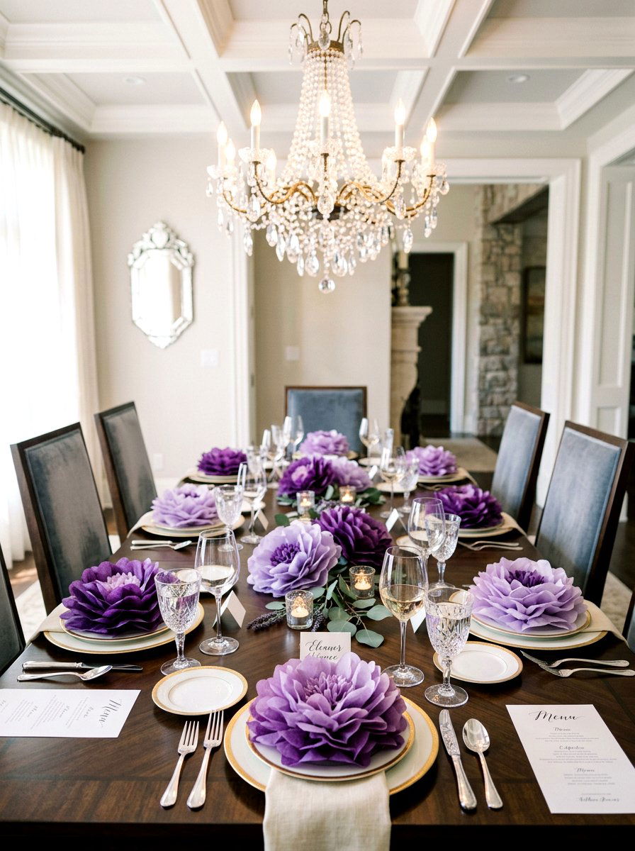 Layered Tissue Paper Flower - 25 Spring Tissue Paper Flower Ideas