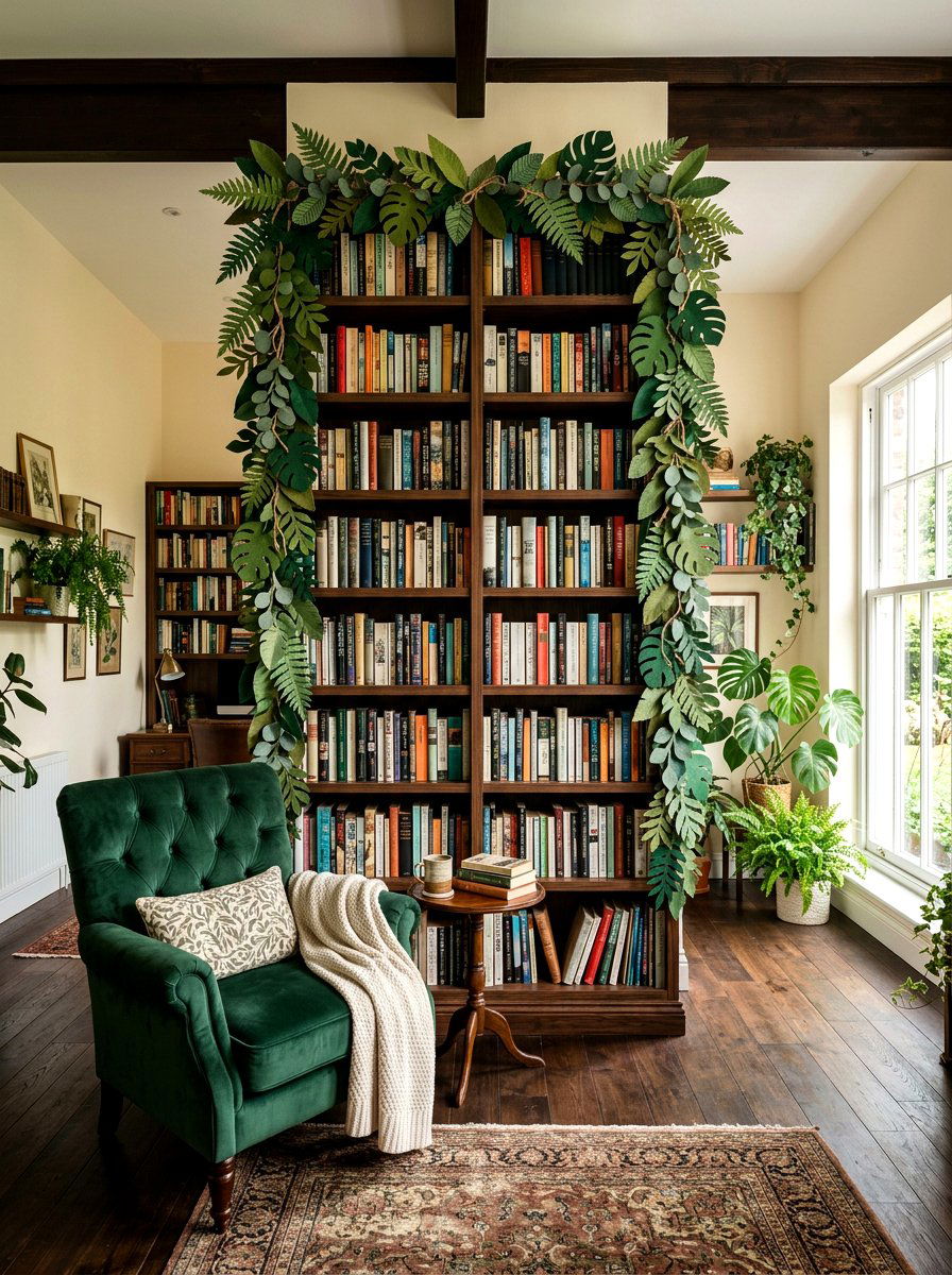 Leaf Garland - 25 Spring Garland Craft Ideas