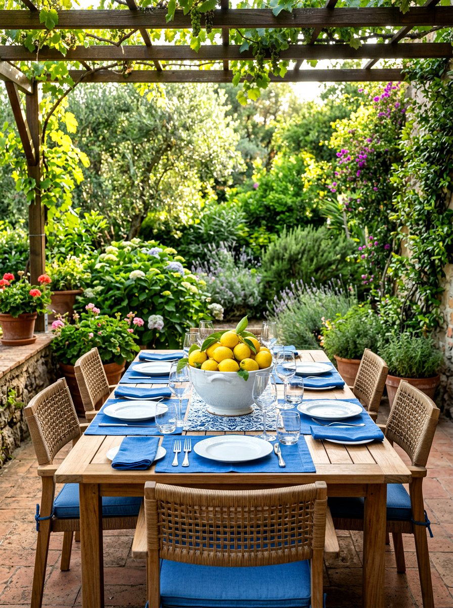 Lemon Fruit Bowl - 25 Spring Patio Table Centerpiece Ideas