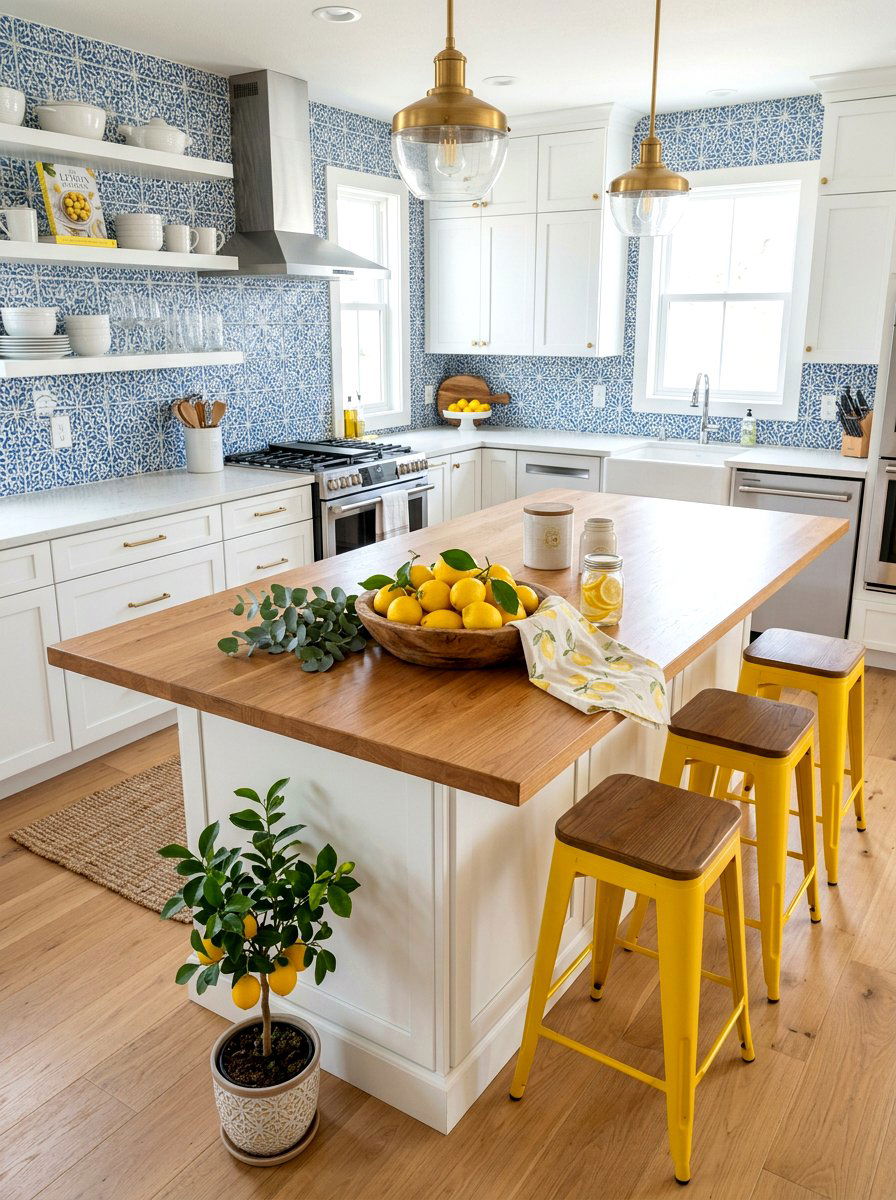 Lemon Kitchen Decor - 25 Spring Kitchen Table Decor Ideas