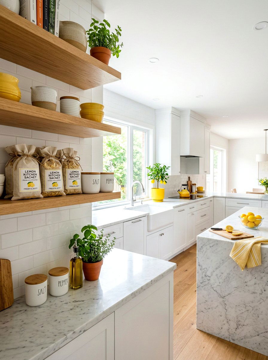 Lemon Kitchen Sachet - 25 Spring Sachet Ideas