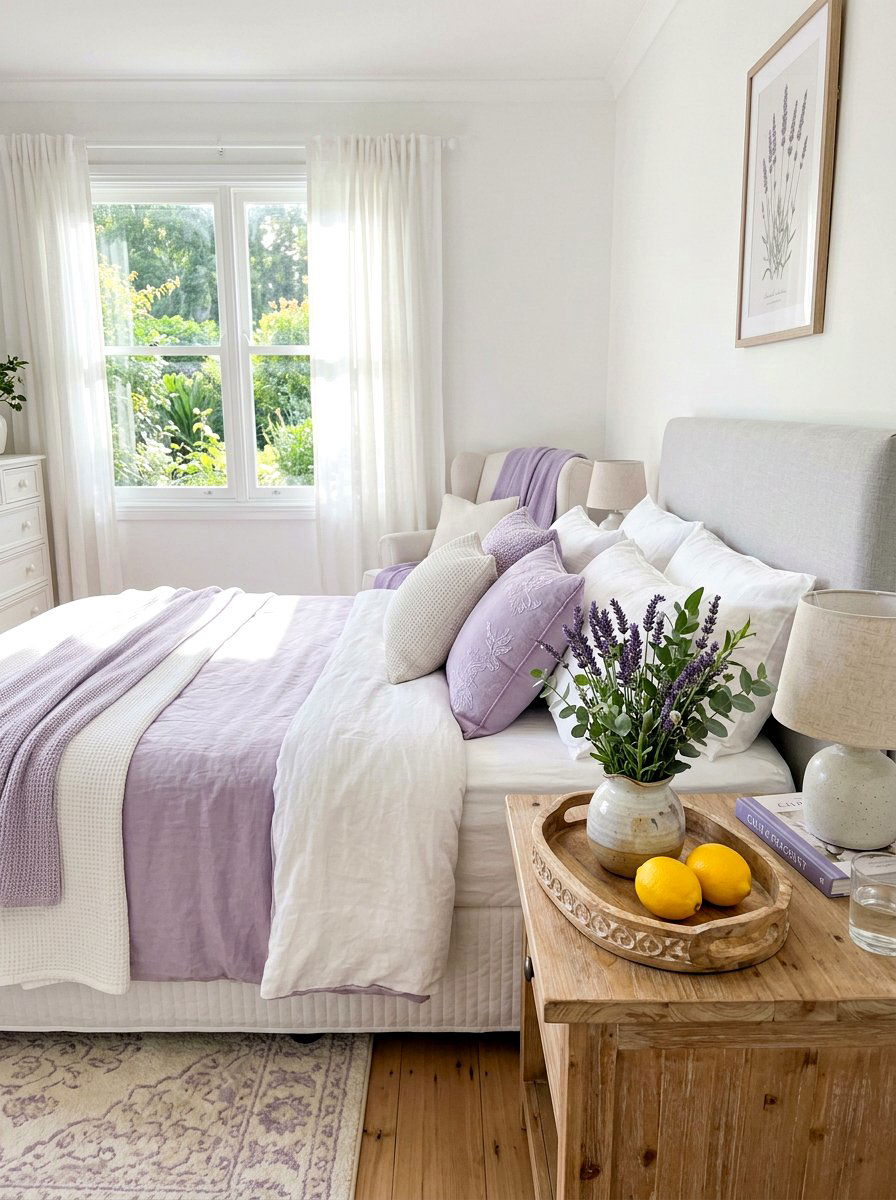 Lemon Lavender Table Centerpiece - 25 Spring Citrus Centerpiece Ideas