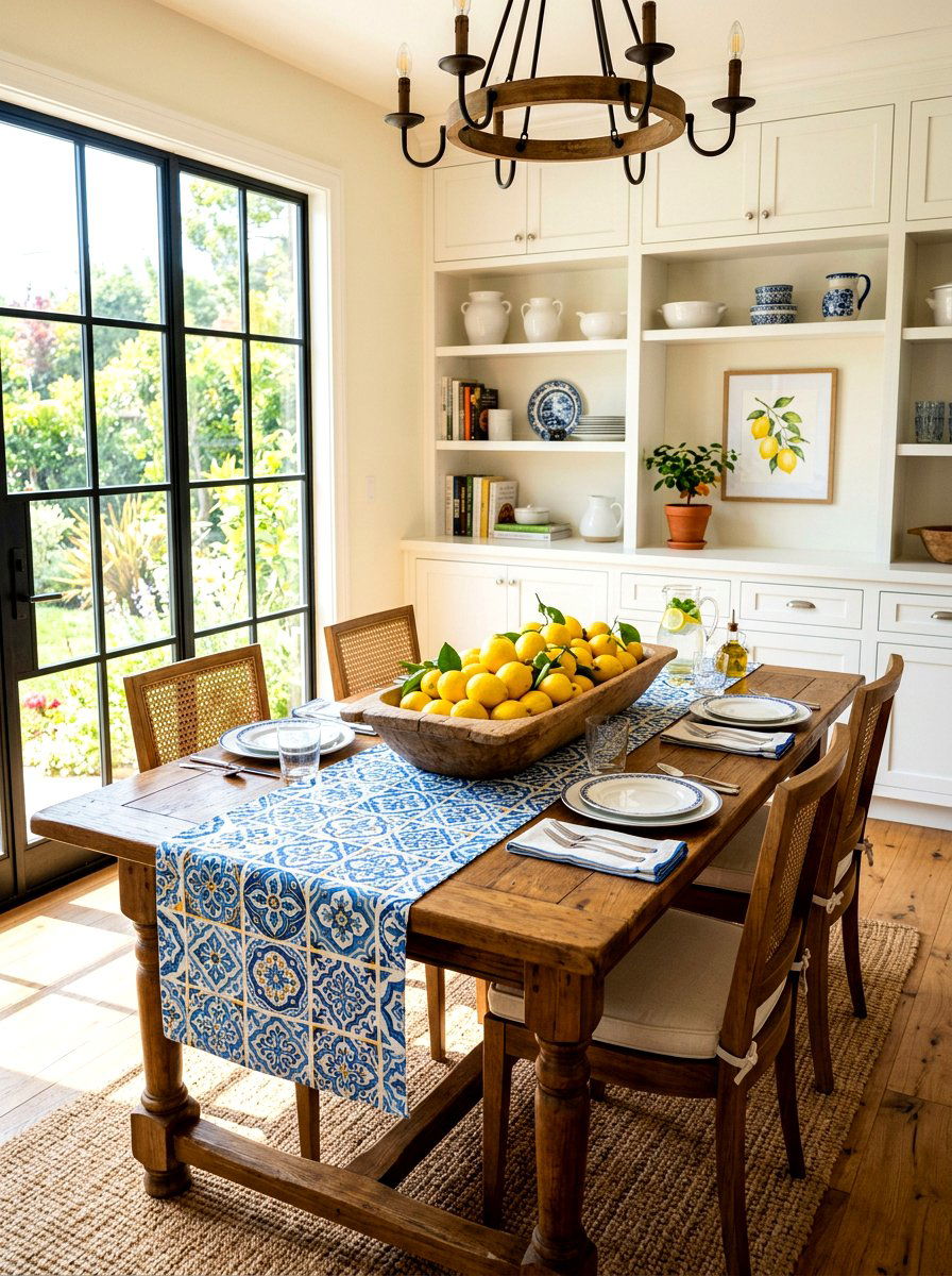 Lemon Table Decor - 25 Spring Farm Table Decor Ideas