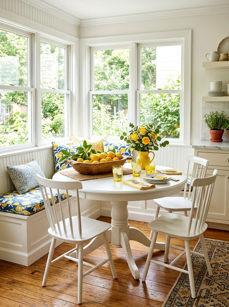 Lemon Table Decor - 25 Spring Round Table Decor Ideas