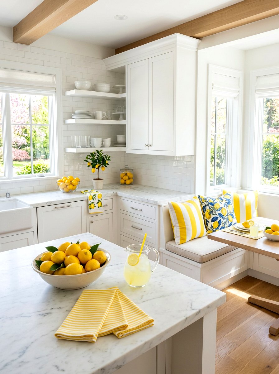 Lemon Theme Decor - 25 Spring Cafe Decor Ideas