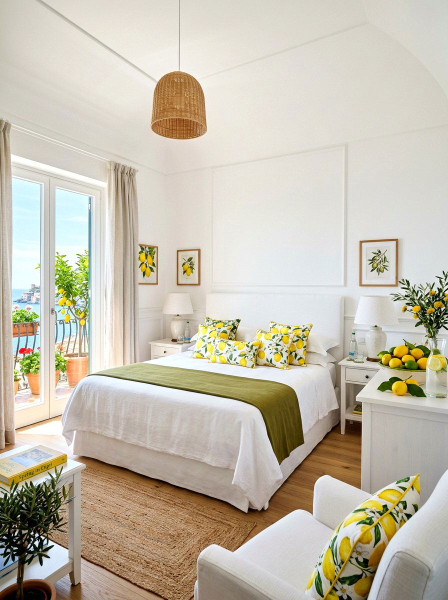 Lemon Themed Decor - 25 Spring Hotel Room Decor Ideas