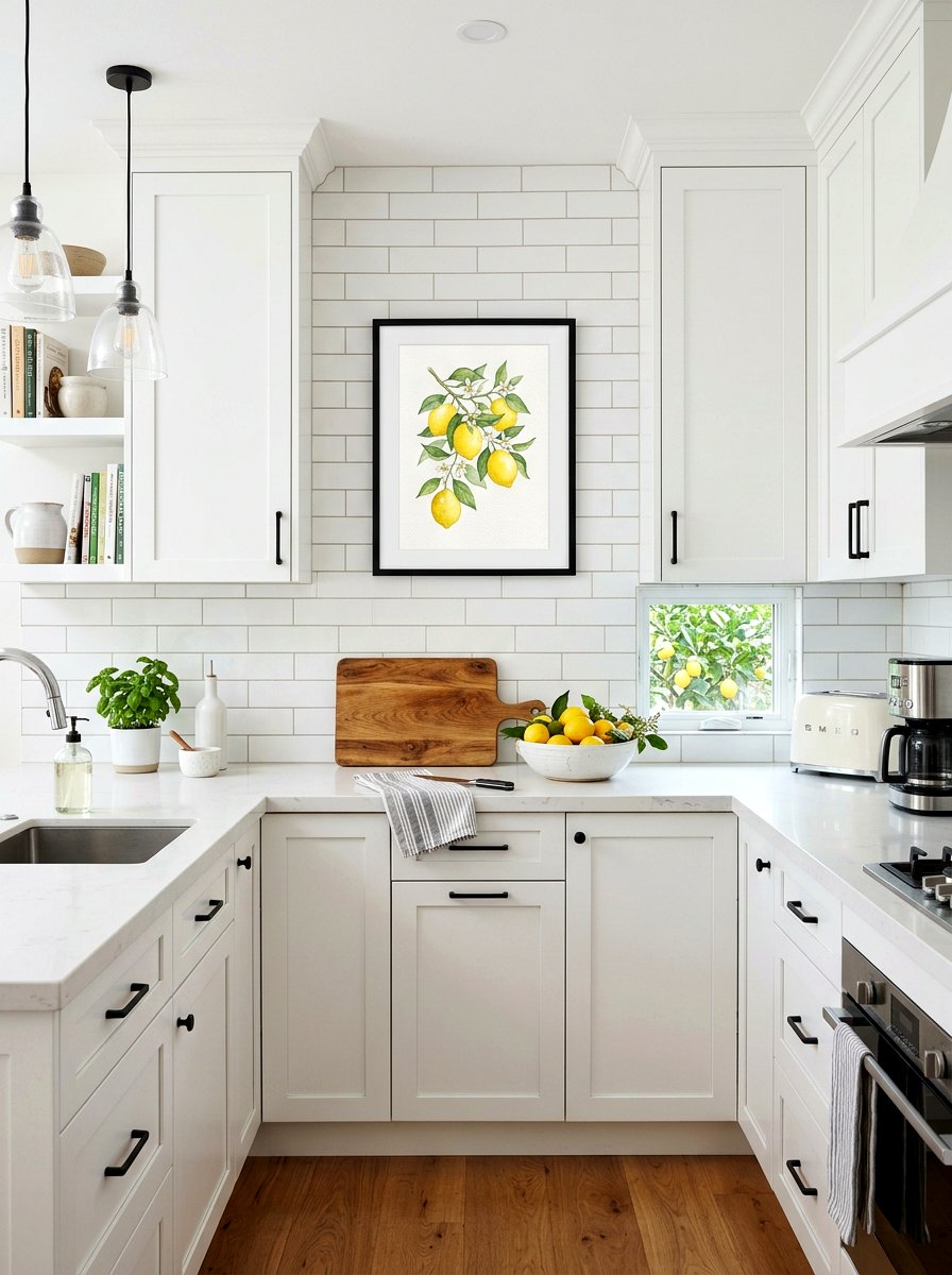 Lemon Tree Branch - 25 Spring Watercolor Art Ideas