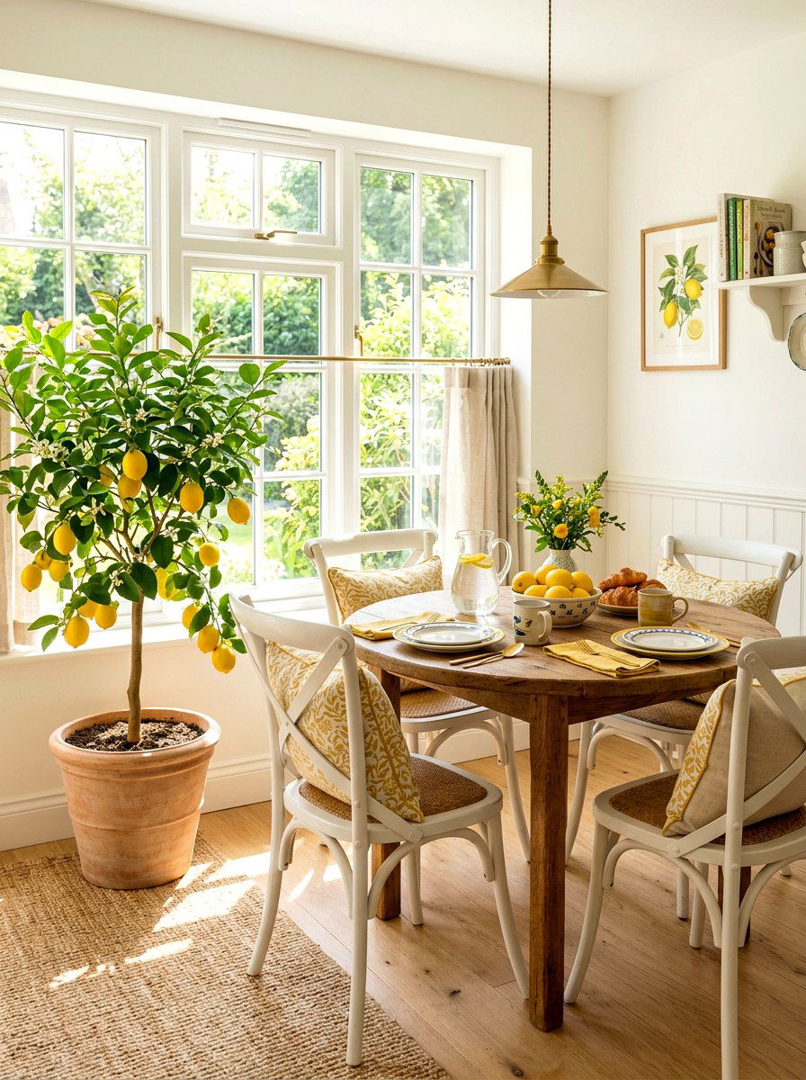 Lemon Tree Decor - 25 Spring Tuscan Decor Ideas