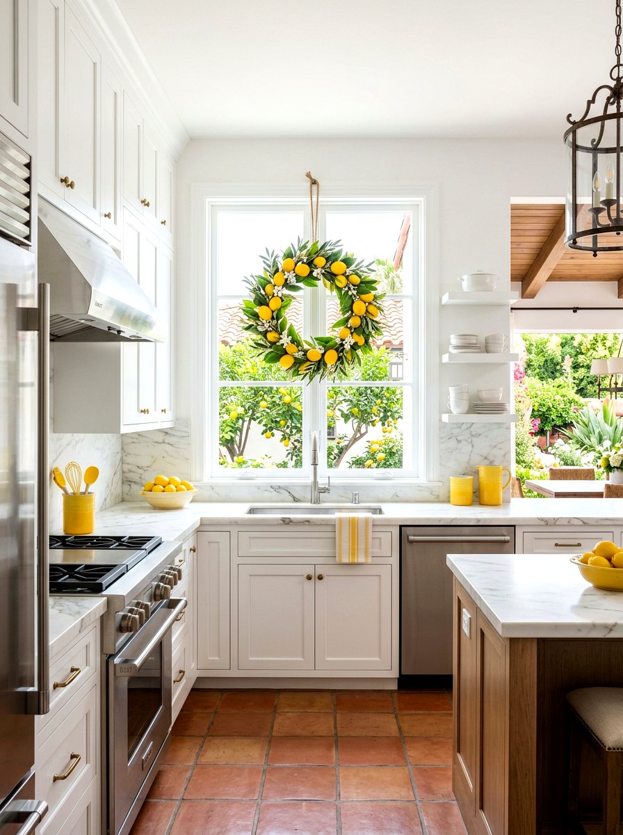 25 Gorgeous Spring Window Wreath Ideas for a Friendly Home