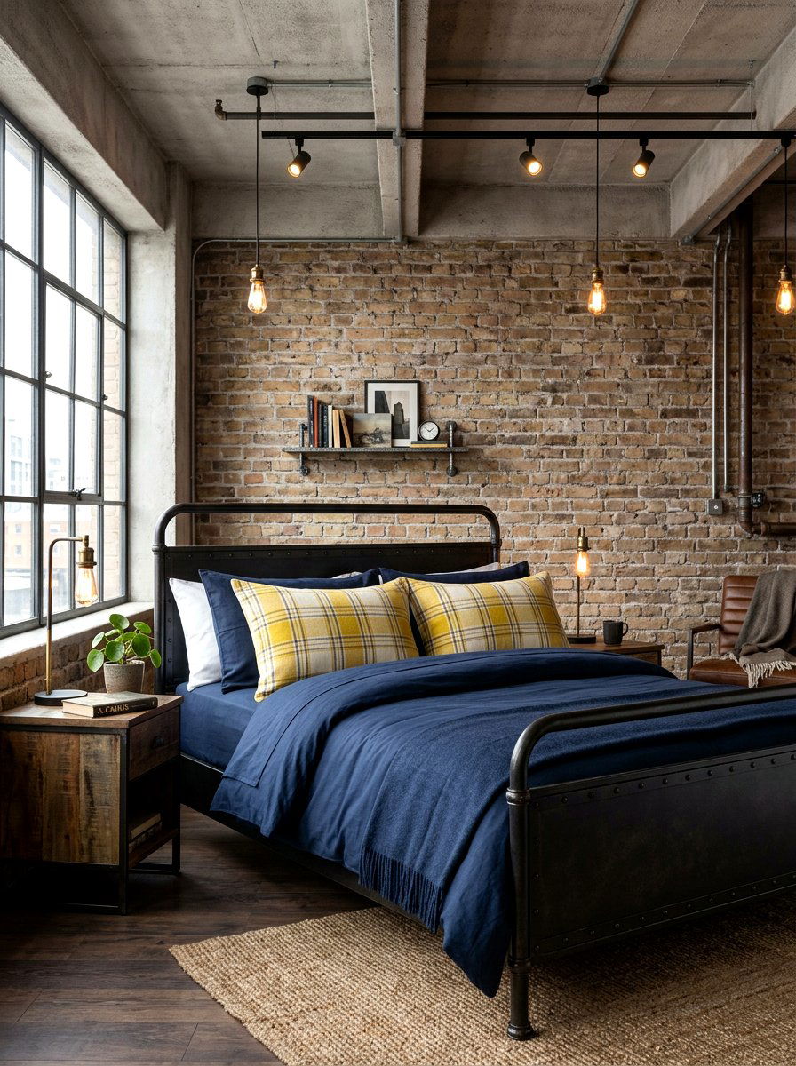 Lemon Yellow Plaid Pillow - 25 Spring Bedroom Pillow Ideas