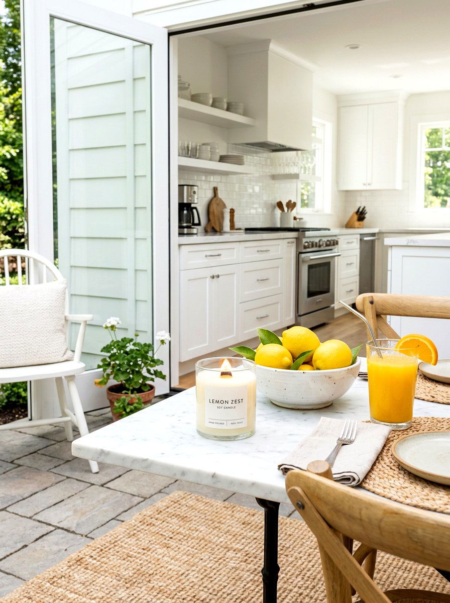 Lemon Zest Soy Candle - 25 Spring DIY Candle Ideas