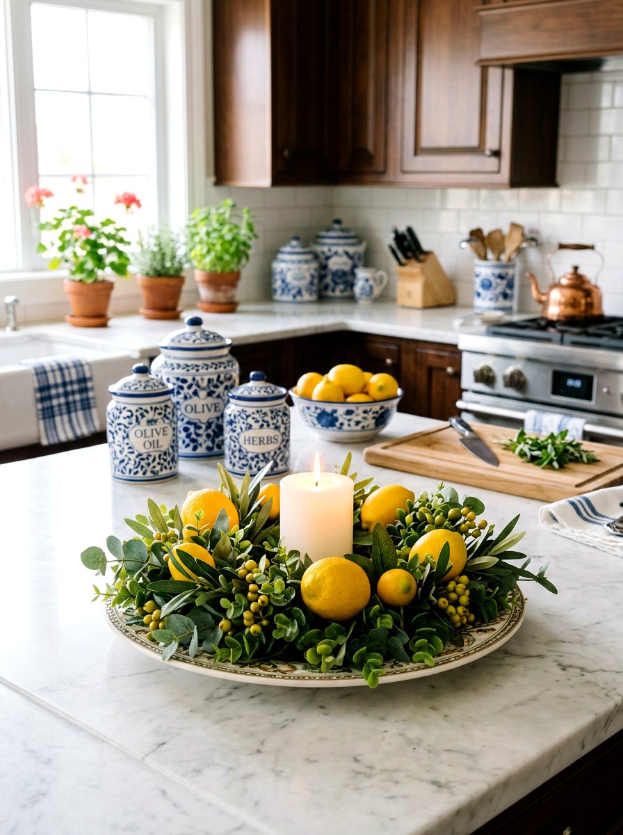 Lemon candle ring - 25 Spring Candle Ring Ideas