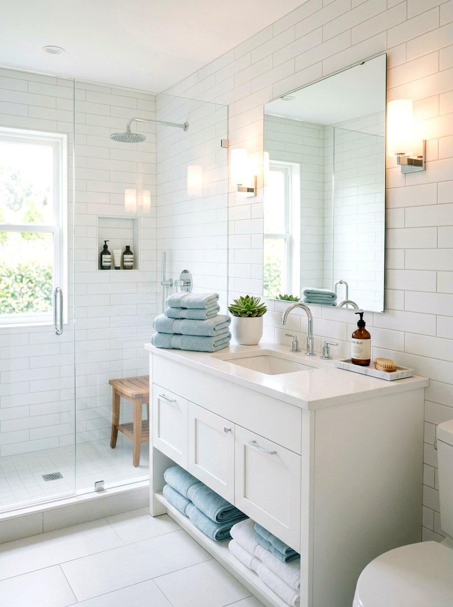 Light Blue Bathroom Decor - 25 Spring Home Staging Ideas