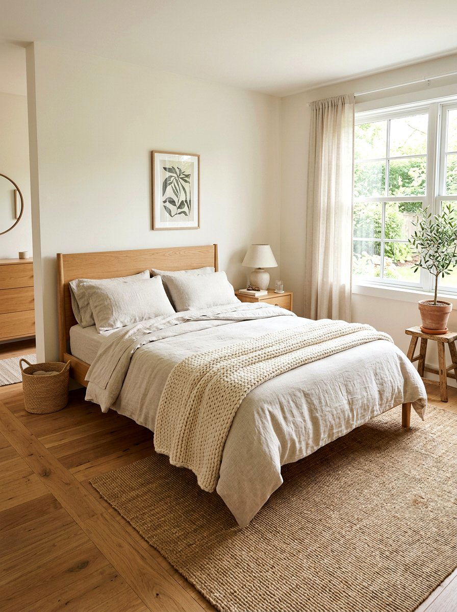 Light Linen Bedding - 25 Spring Home Staging Ideas