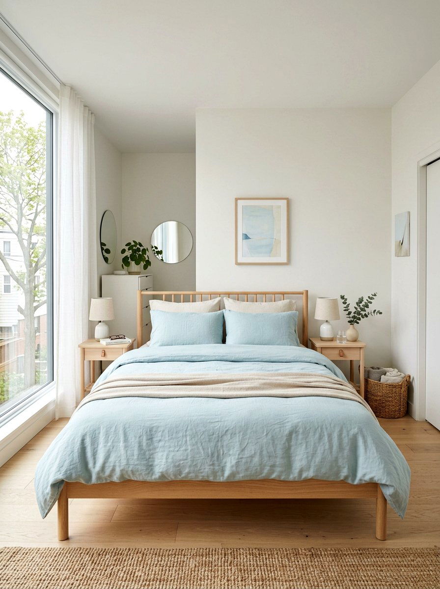 Light Linen Bedding - 25 Spring Condo Decor Ideas