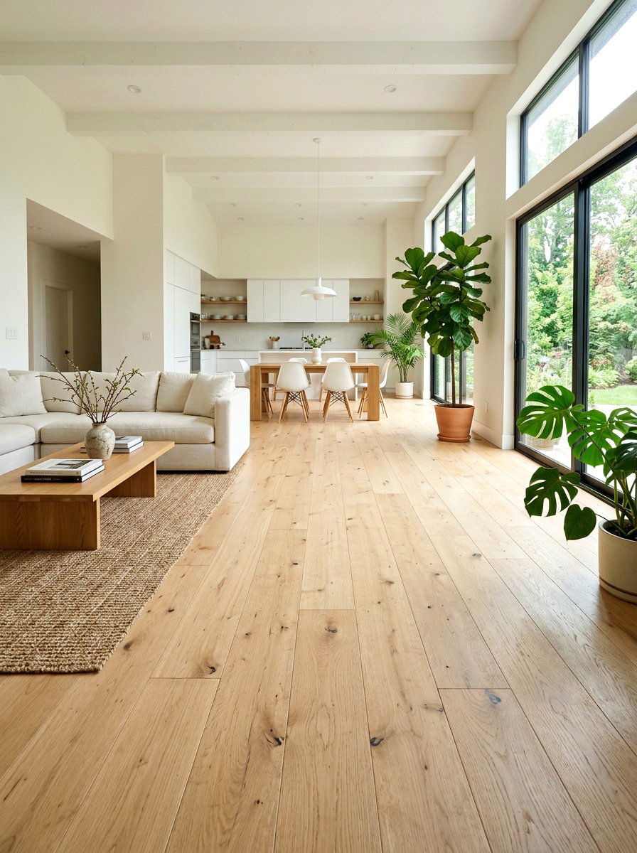 Light Wood Flooring - 25 Spring Room Makeover Ideas