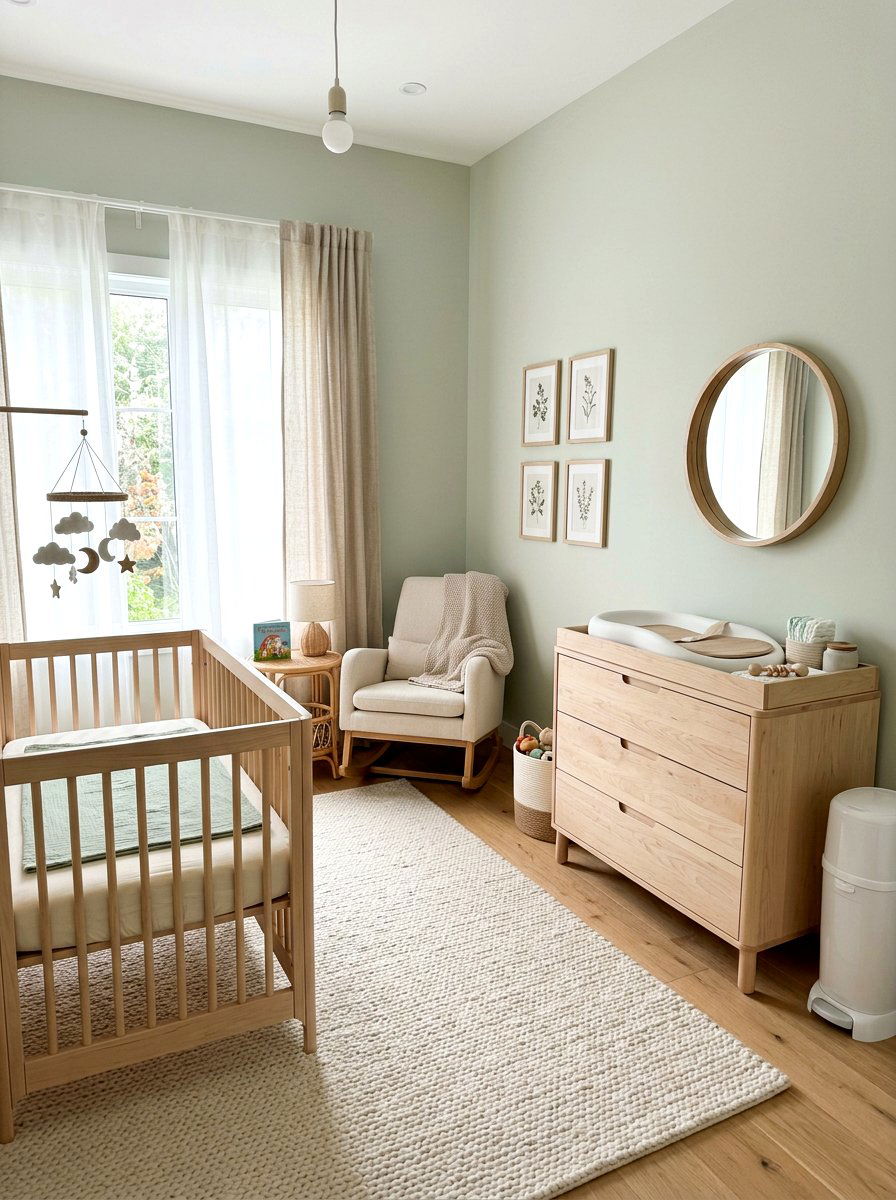 Light Wood Nursery Furniture - 25 Spring Baby Room Decor Ideas