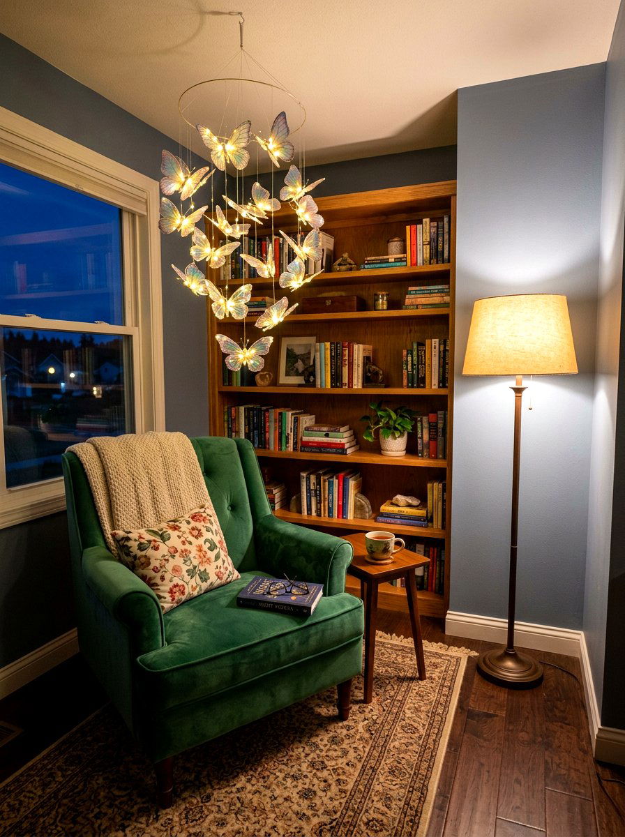 Lighted Butterfly Mobile - 25 Spring Butterfly Mobile Ideas