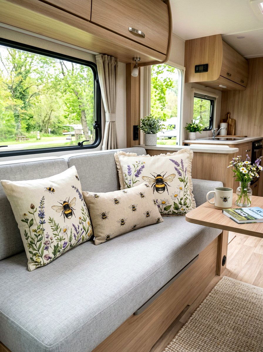 Lightweight RV Throw Pillow - 25 Spring RV Decor Ideas