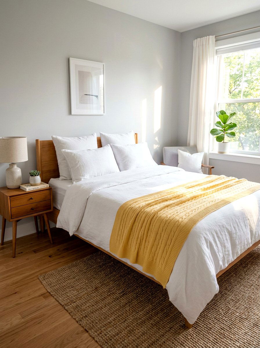 Lightweight Throw - 25 Spring Guest Room Decor Ideas