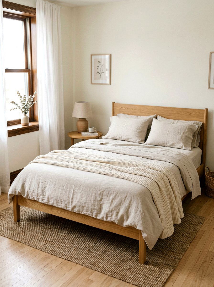Lightweight linen bedding - 25 Spring Lake House Decor Ideas